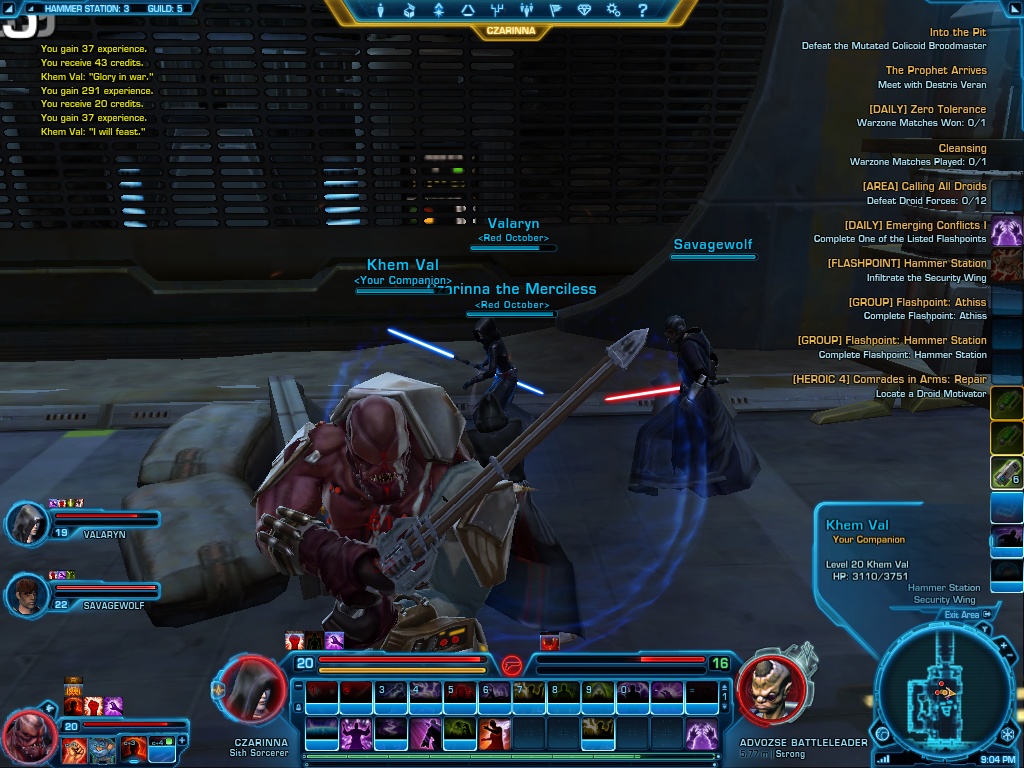 Fun in the Red October SWTOR Guild